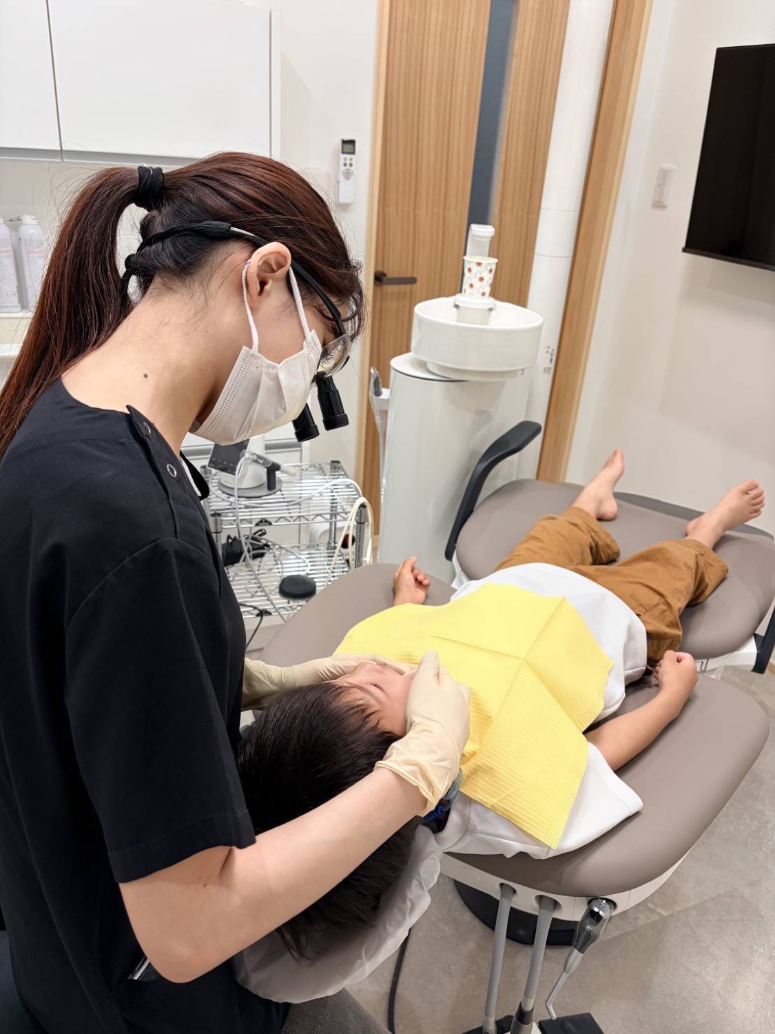 お子さまの診療の様子